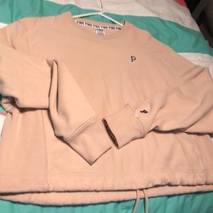 Pink VS Collegiate Sweatshirt L